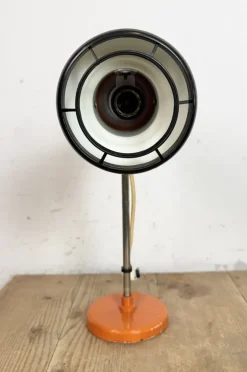 Clearance Pamono Vintage Orange Table Lamp, 1970s