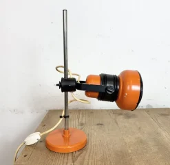 Clearance Pamono Vintage Orange Table Lamp, 1970s