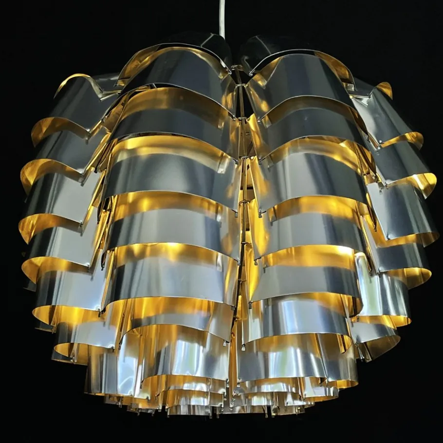New Pamono Vintage Orion Hanging Lamp by Max Sauze, 1970s