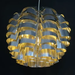 New Pamono Vintage Orion Hanging Lamp by Max Sauze, 1970s
