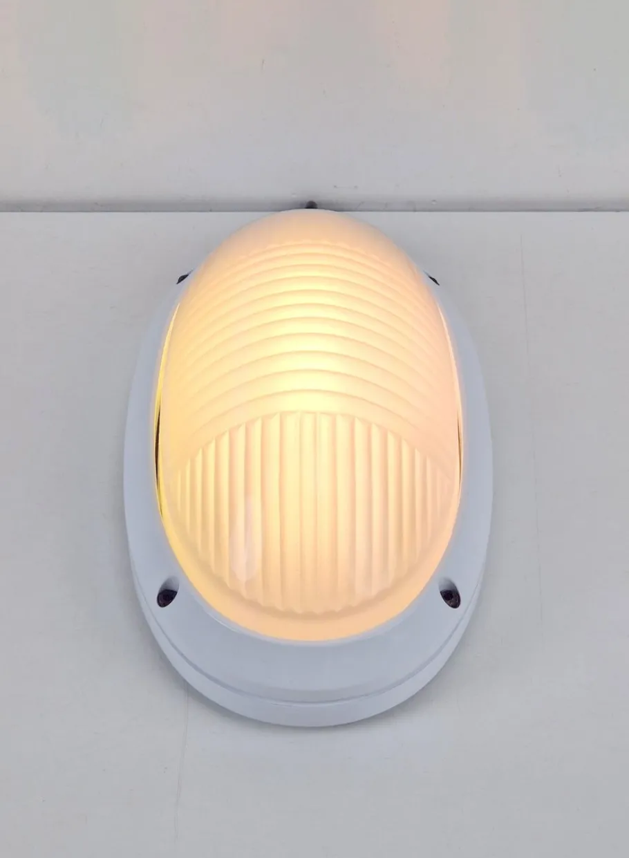 New Pamono Vintage Oval Outdoor Lamp, 1980s