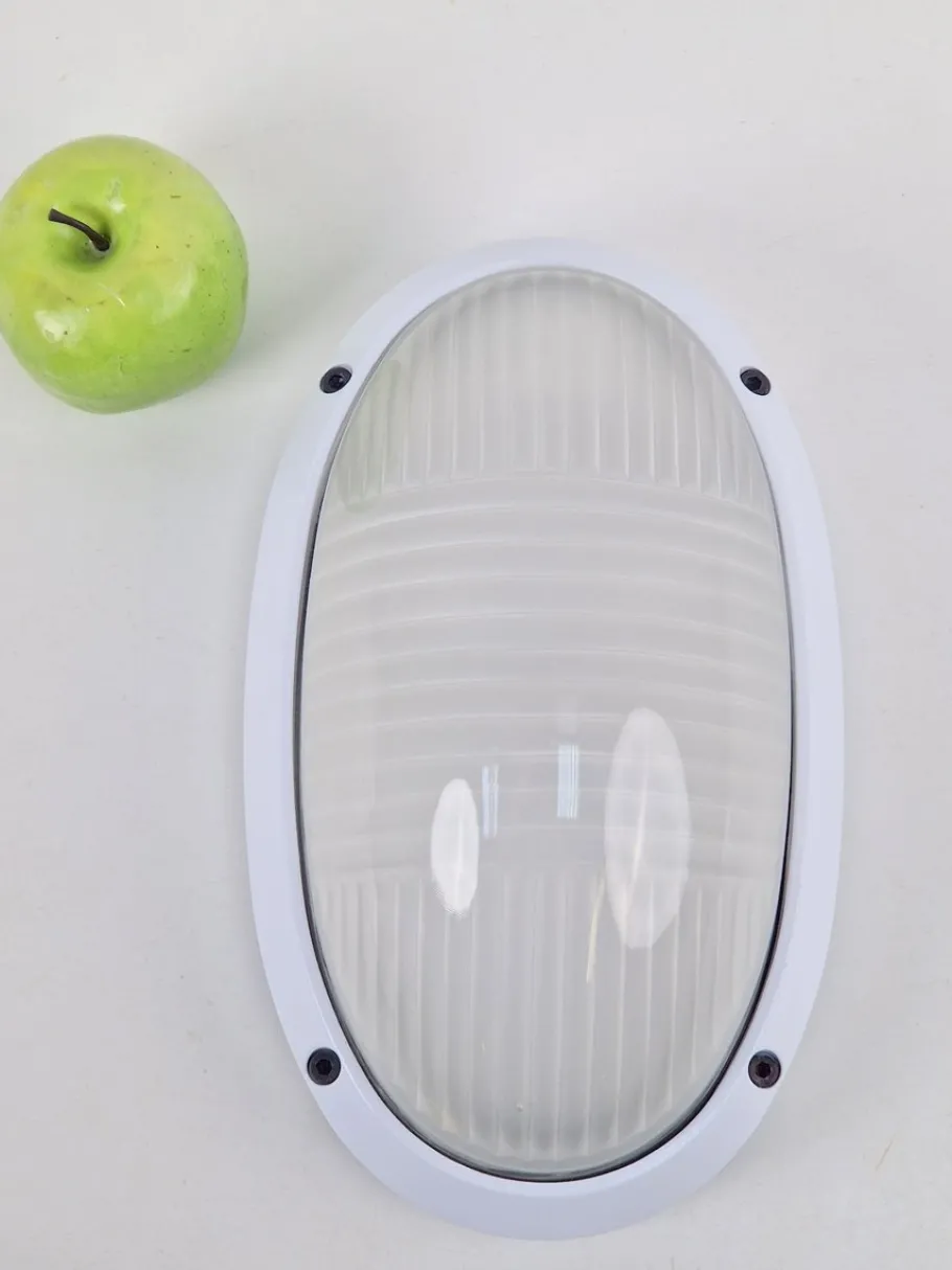 New Pamono Vintage Oval Outdoor Lamp, 1980s