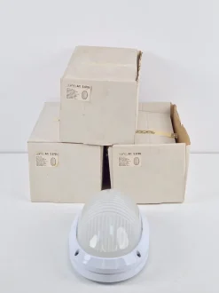 Clearance Pamono Vintage Oval Outdoor Wall Lamp by Simes Vedo, 1980s, Set of 4