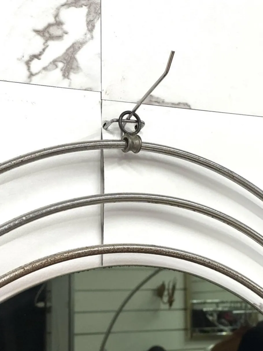 Best Pamono Vintage Oval Wall Mirror by Gaetano Sciolari, 1970s