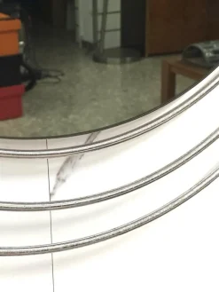 Best Pamono Vintage Oval Wall Mirror by Gaetano Sciolari, 1970s