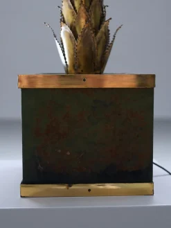 Clearance Pamono Vintage Palm Lamp in Brass by Christian Techoueyres for Maison Jansen, France, 1970s