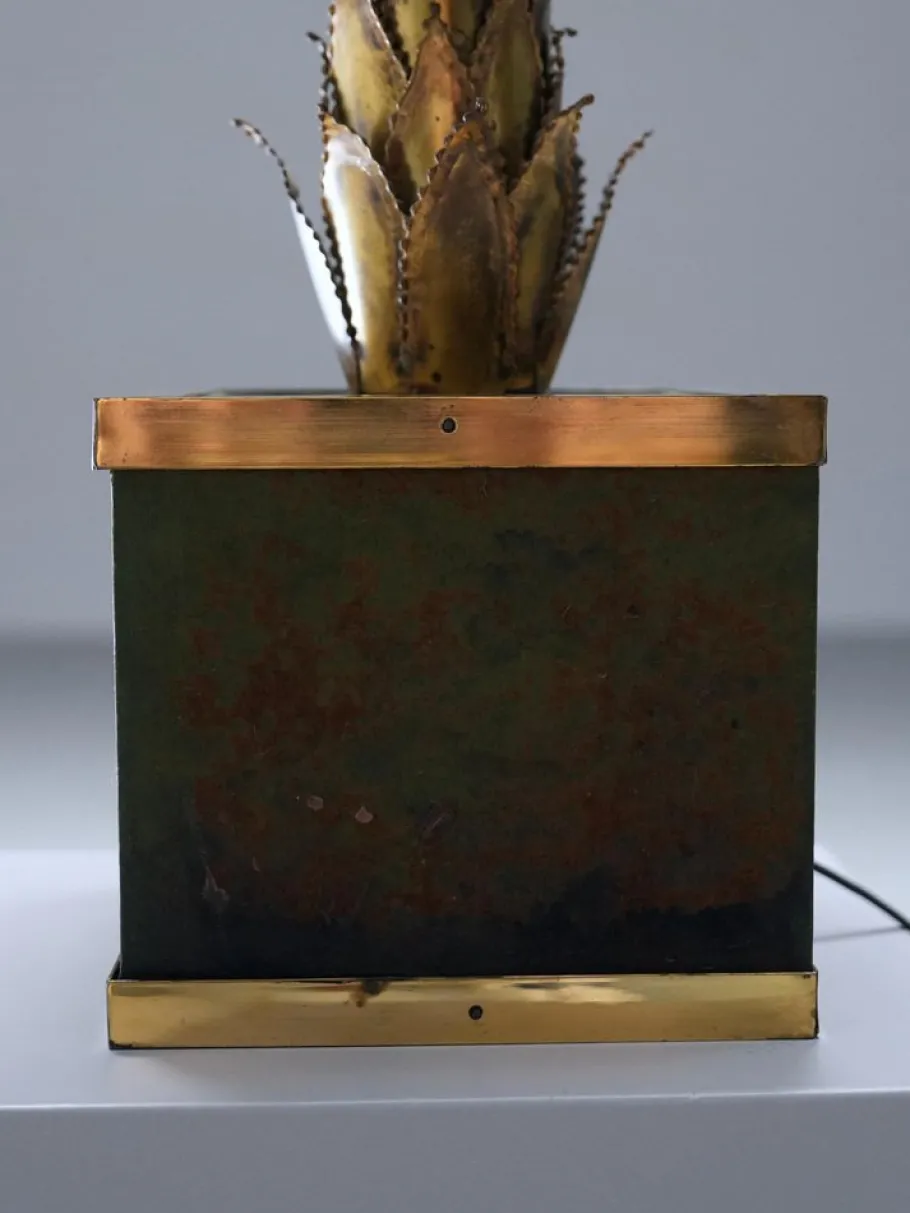 Clearance Pamono Vintage Palm Lamp in Brass by Christian Techoueyres for Maison Jansen, France, 1970s
