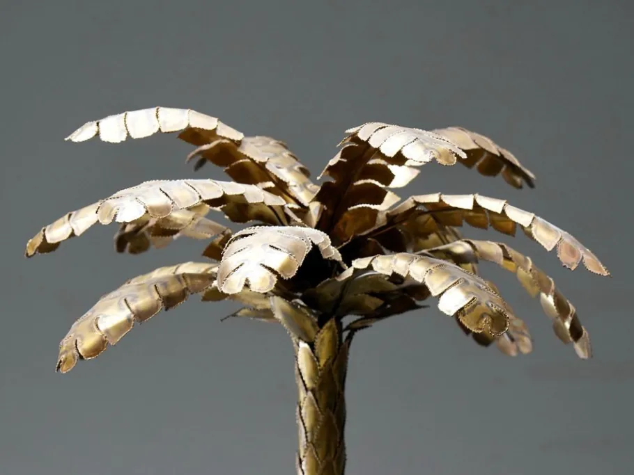 Clearance Pamono Vintage Palm Lamp in Brass by Christian Techoueyres for Maison Jansen, France, 1970s