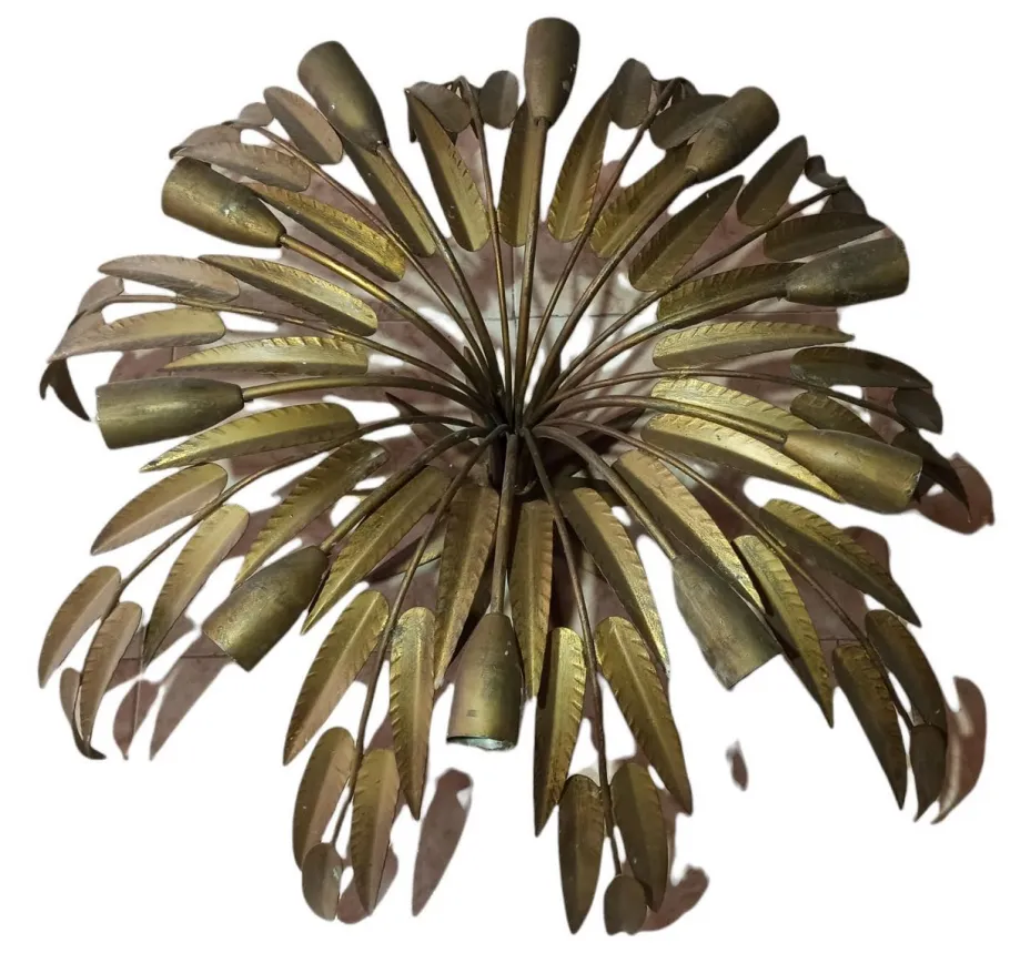 Discount Pamono Vintage Palm Tree Ceiling Lamp