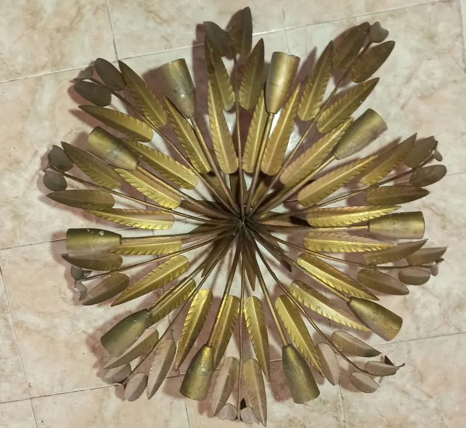 Discount Pamono Vintage Palm Tree Ceiling Lamp