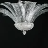 Discount Pamono Vintage Palmette Chandelier in Handmade Murano Crystal, Italy, 1985