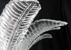 Discount Pamono Vintage Palmette Chandelier in Handmade Murano Crystal, Italy, 1985