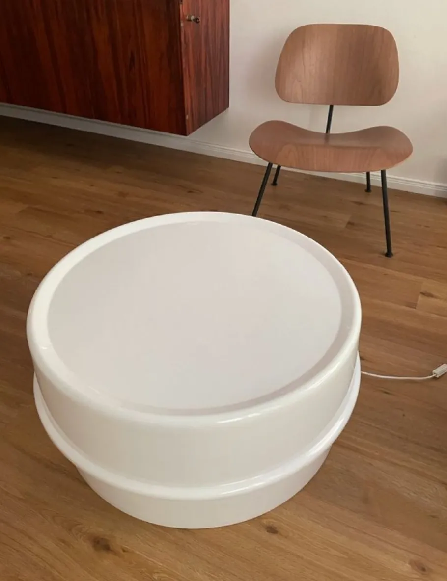 Best Pamono Vintage Panthella Ilumnesa Table & Lamp by Verner Panton for Innovation Riders