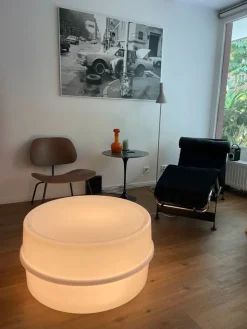 Best Pamono Vintage Panthella Ilumnesa Table & Lamp by Verner Panton for Innovation Riders