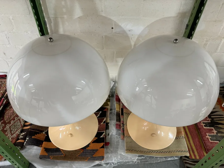 Pamono Vintage Panthella Table Lamps by Verner Panton for Louis Poulsen, 1970s, Set of 2