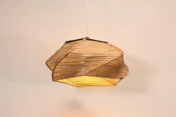 Best Pamono Vintage Paper Hanging Lamp, 1960s