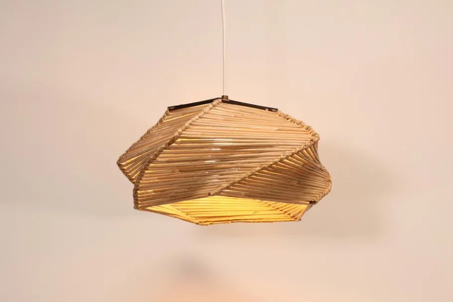 Best Pamono Vintage Paper Hanging Lamp, 1960s