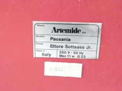 Best Pamono Vintage Pausania Table Lamp by Ettore Sottsass, 1980s