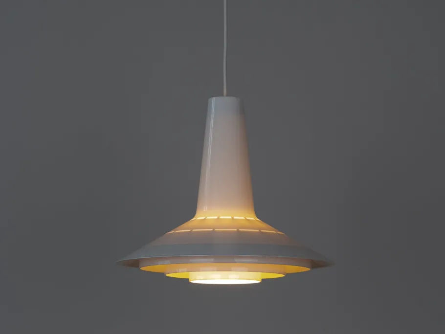 Best Pamono Vintage Pendant Lamp by Bent Karlby for Schroder Kemi, 1970s