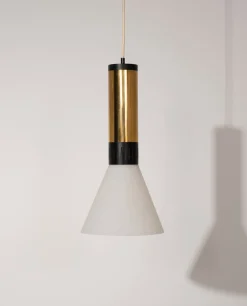 New Pamono Vintage Pendants from Stilnovo, 1960, Set of 2