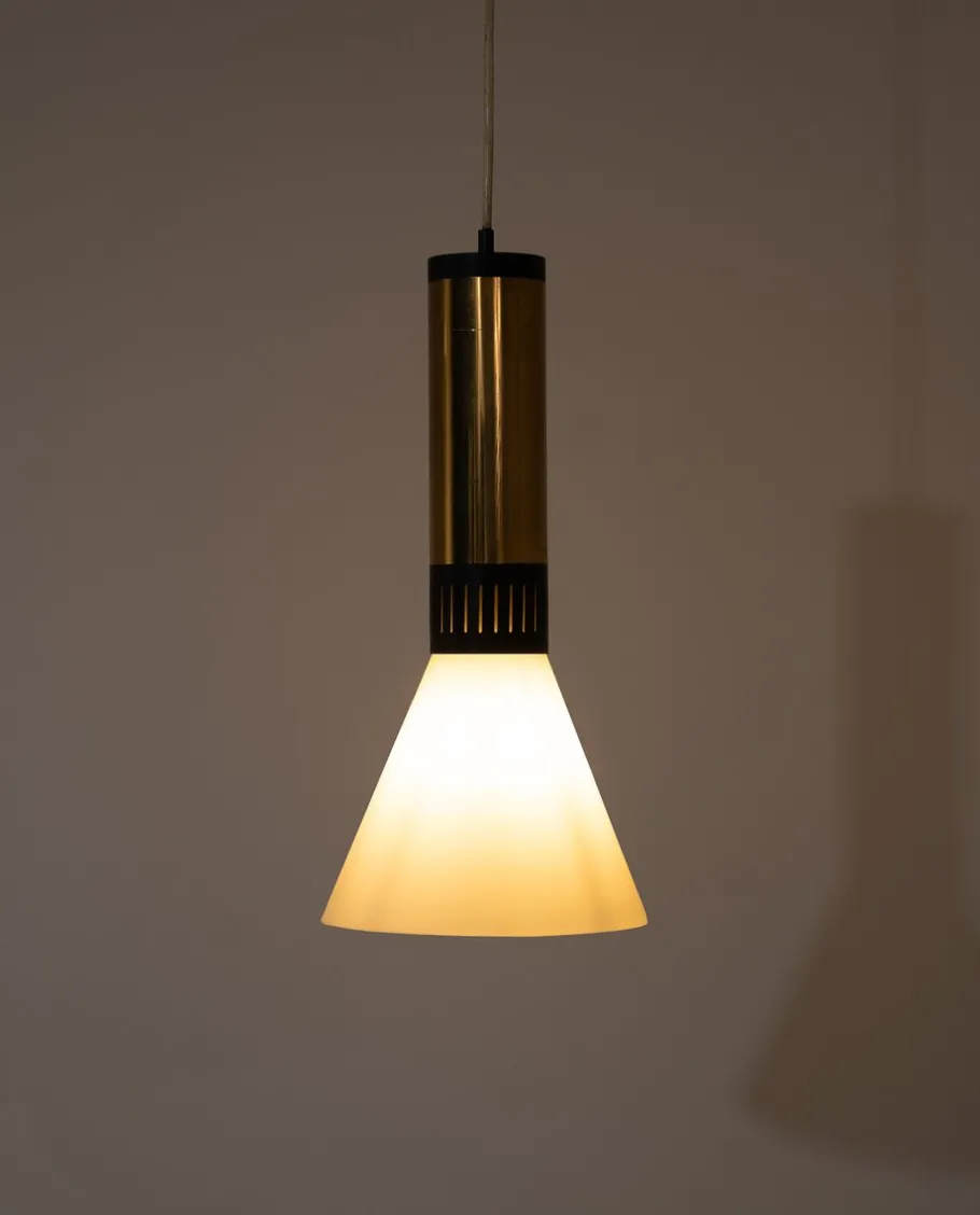 New Pamono Vintage Pendants from Stilnovo, 1960, Set of 2