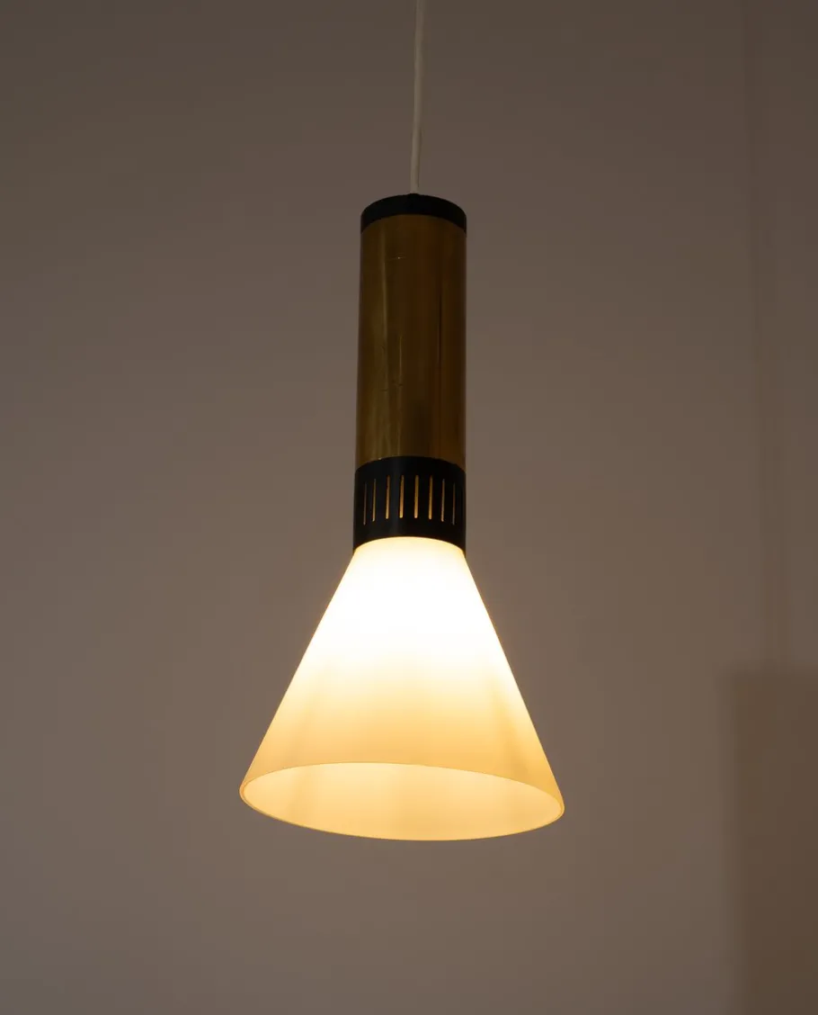 New Pamono Vintage Pendants from Stilnovo, 1960, Set of 2