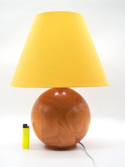 Sale Pamono Vintage Pine Table Lamps from Ikea, Sweden, 1980s, Set of 2