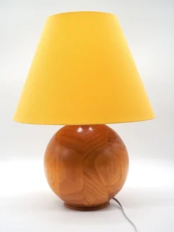 Sale Pamono Vintage Pine Table Lamps from Ikea, Sweden, 1980s, Set of 2