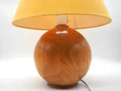 Sale Pamono Vintage Pine Table Lamps from Ikea, Sweden, 1980s, Set of 2
