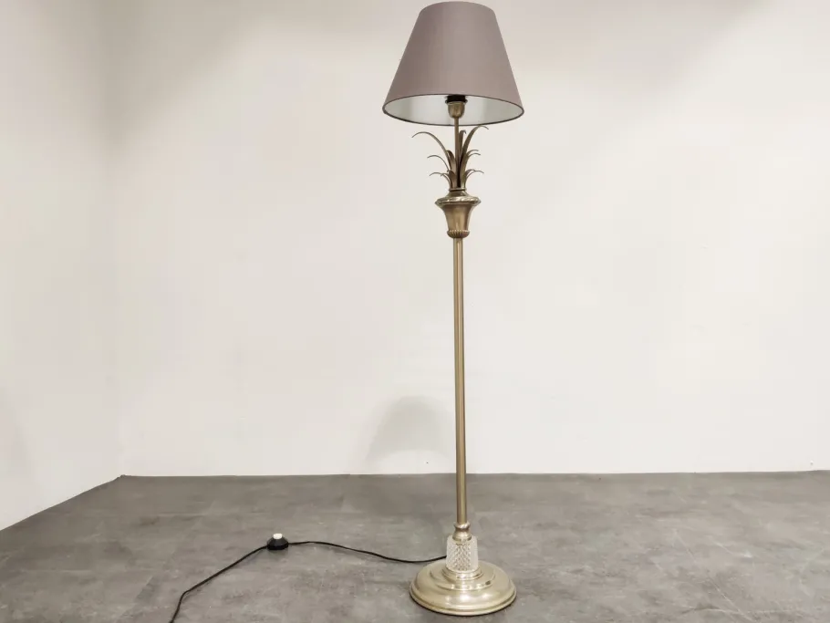 Discount Pamono Vintage Pineapple Leaf Floor Lamp, 1970s