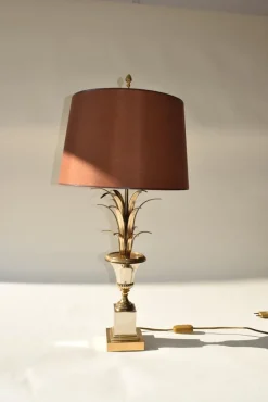 New Pamono Vintage Pineapple Palm Lamp from Maison Charles, 1960s