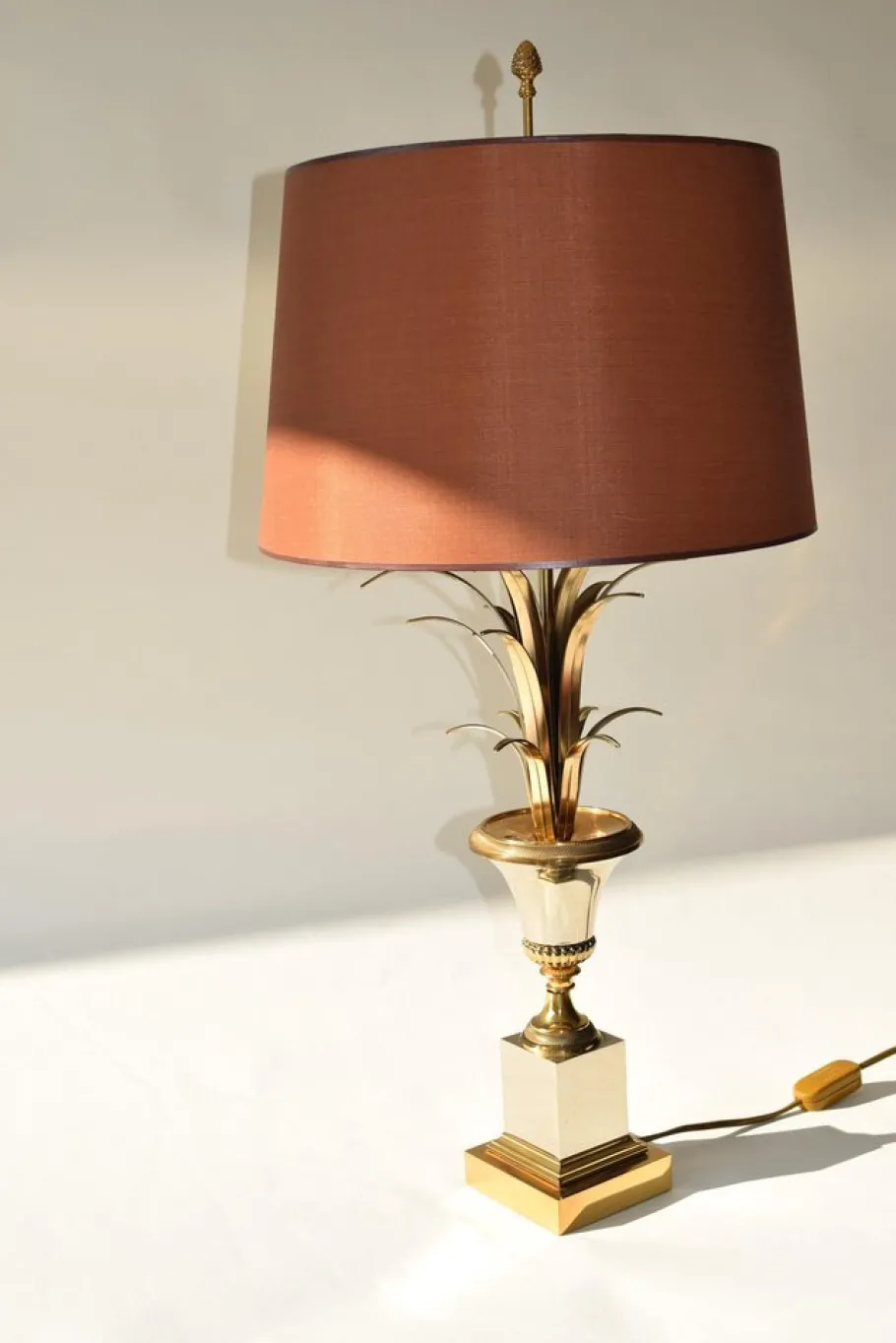 New Pamono Vintage Pineapple Palm Lamp from Maison Charles, 1960s