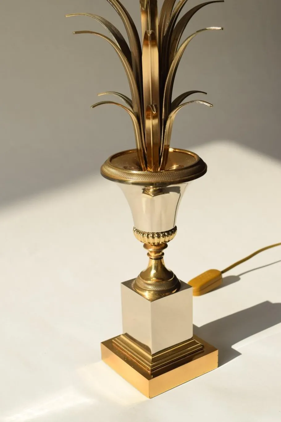 New Pamono Vintage Pineapple Palm Lamp from Maison Charles, 1960s