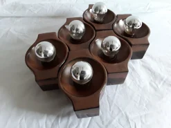 Hot Pamono Vintage Pop Art German Ceramic Sconces by Cari Zalloni for Leola, 1970s, Set of 6