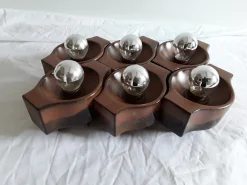 Hot Pamono Vintage Pop Art German Ceramic Sconces by Cari Zalloni for Leola, 1970s, Set of 6