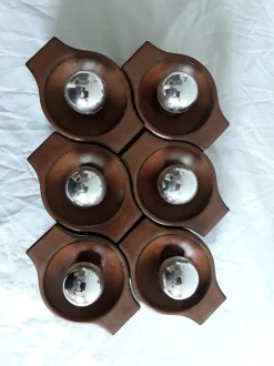 Hot Pamono Vintage Pop Art German Ceramic Sconces by Cari Zalloni for Leola, 1970s, Set of 6