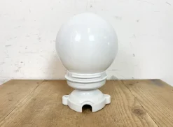 Discount Pamono Vintage Porcelain and Milk Glass Ceiling Light, 1960s