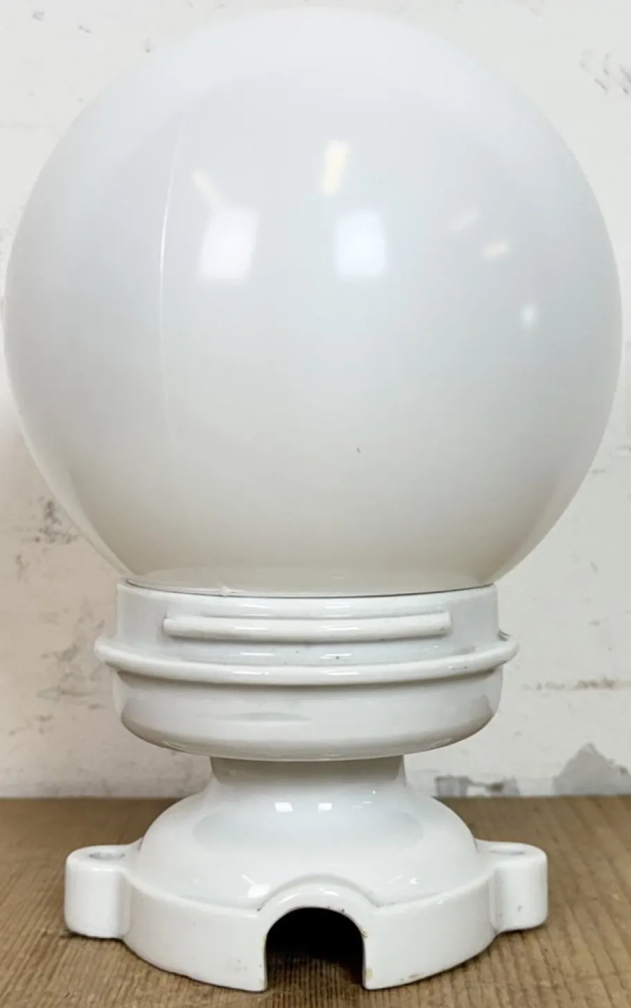 Discount Pamono Vintage Porcelain and Milk Glass Ceiling Light, 1960s