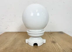 Discount Pamono Vintage Porcelain and Milk Glass Ceiling Light, 1960s