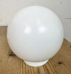Discount Pamono Vintage Porcelain and Milk Glass Ceiling Light, 1960s