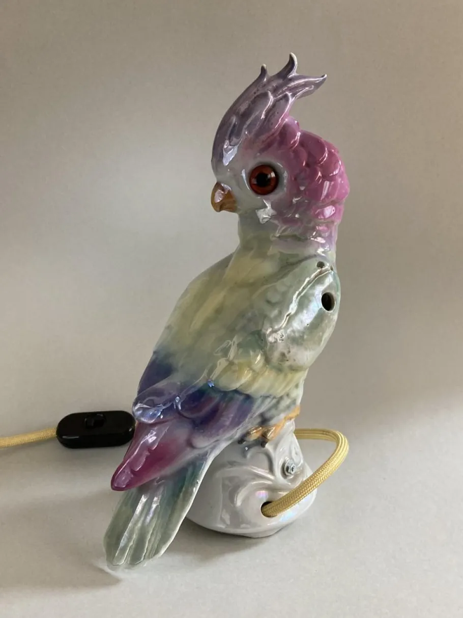 Clearance Pamono Vintage Porcelain Perfume Lamp, Germany, 1950s