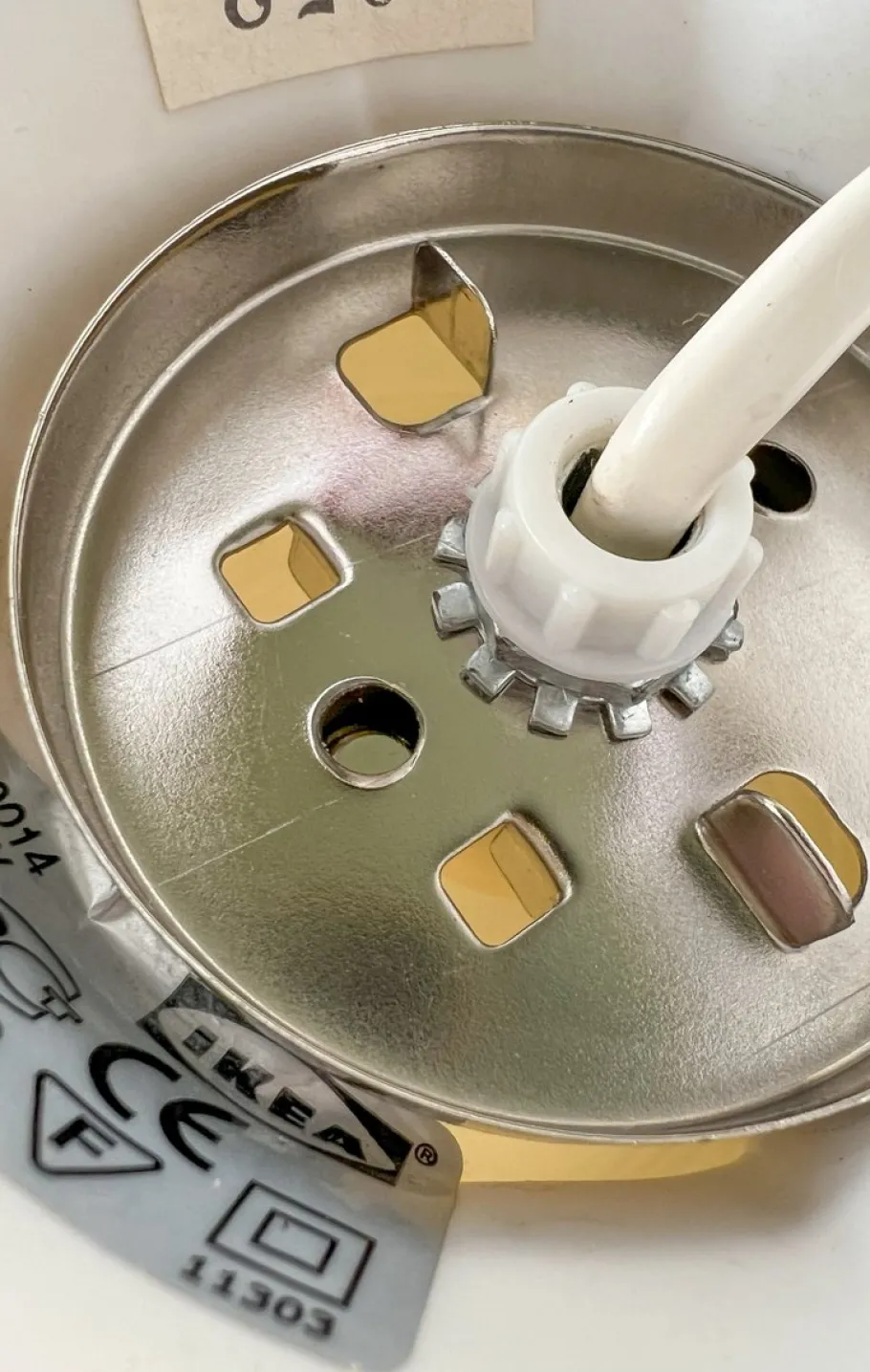 Clearance Pamono Vintage Porcelain Table Lamp Bista from Ikea