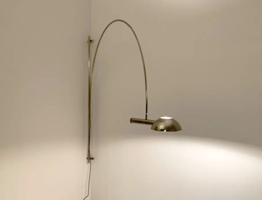Pamono Vintage Postmodern German Una Arc Wall Lamp by Florian Schulz