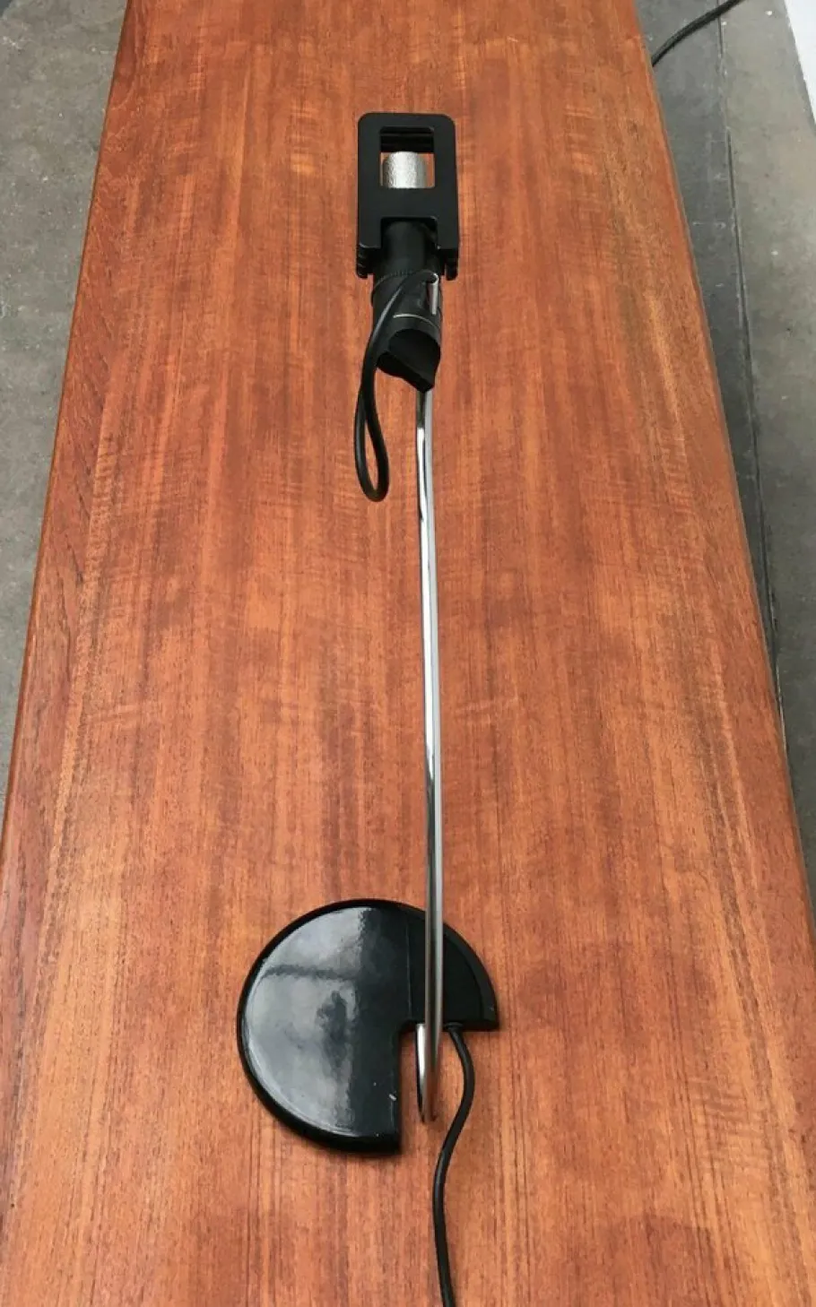 Pamono Vintage Postmodern Italian Model Wing 509 Table Lamp by Bruno Gecchelin for Oluce, 1970s