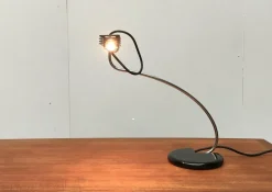 Pamono Vintage Postmodern Italian Model Wing 509 Table Lamp by Bruno Gecchelin for Oluce, 1970s