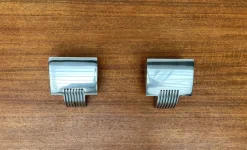 Best Pamono Vintage Postmodern Spanish Model Arqui Pe Aluminum Sconces by O. & S. Devesa for Metalarte, 1990s, Set of 2