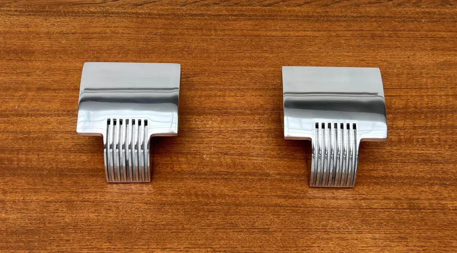 Best Pamono Vintage Postmodern Spanish Model Arqui Pe Aluminum Sconces by O. & S. Devesa for Metalarte, 1990s, Set of 2