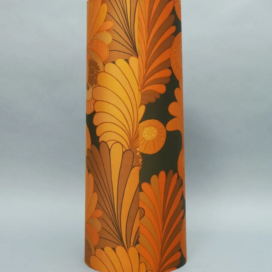 Discount Pamono Vintage Psychedelic Lampshade for Floor Lamp with Glass Base, 1970s