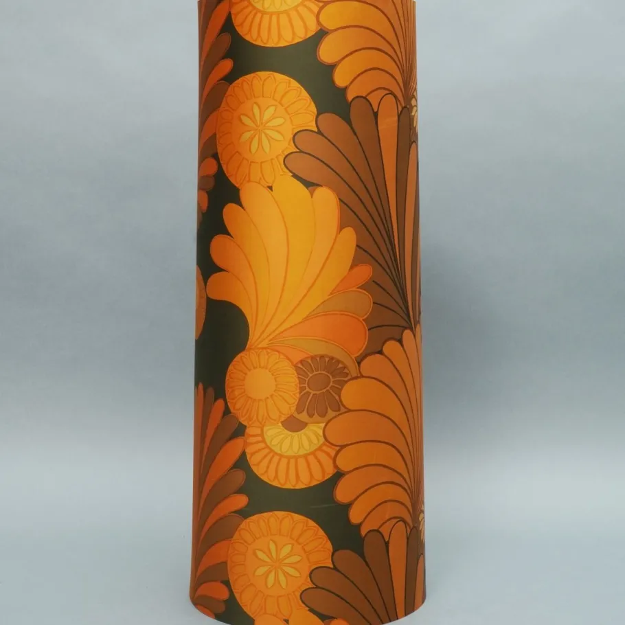 Discount Pamono Vintage Psychedelic Lampshade for Floor Lamp with Glass Base, 1970s