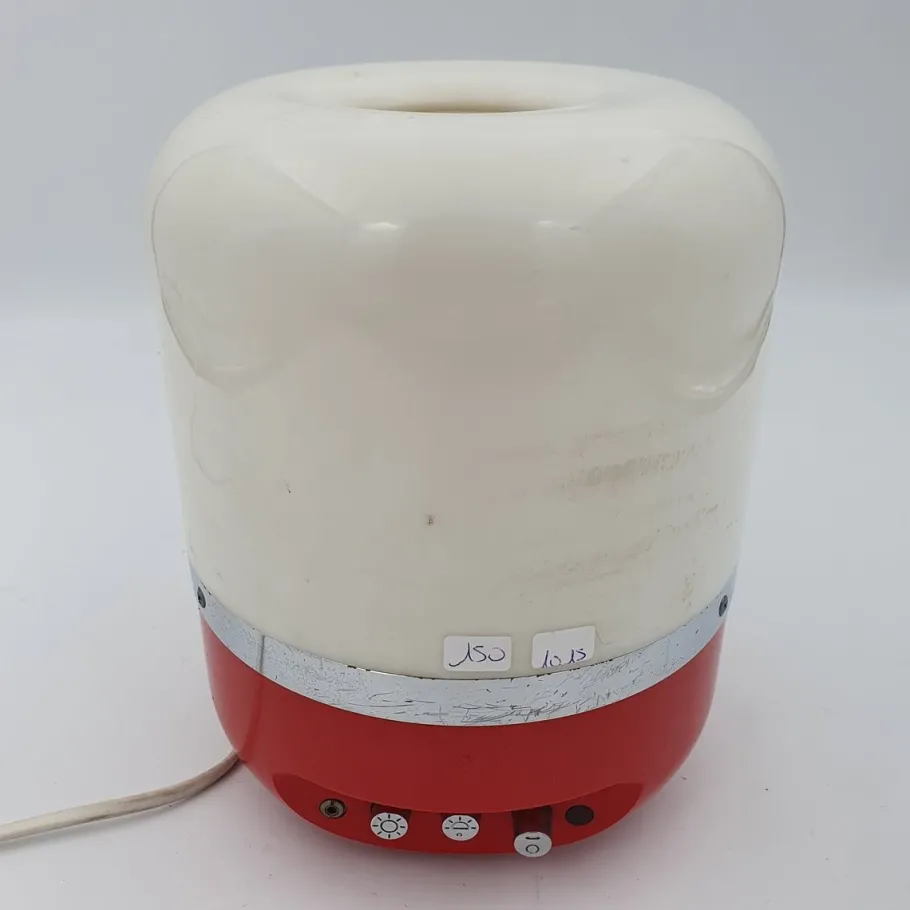 Sale Pamono Vintage Red and White Radio Lamp by Adriano Rampoldi for Europhon
